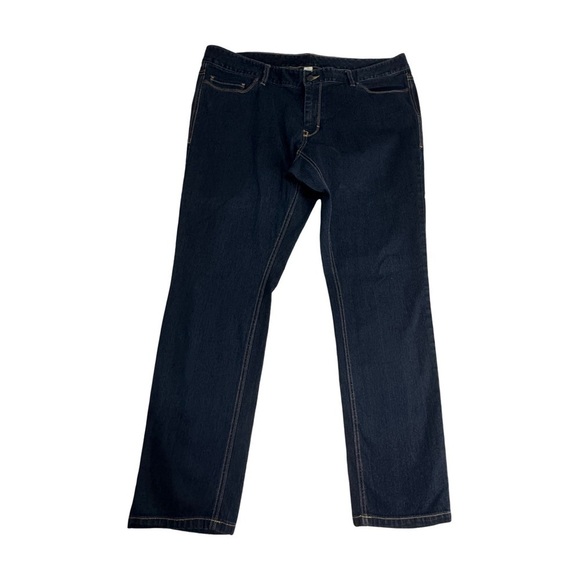 Old Navy Power Slim Straight Mid Rise Stretch Jeans Women's Plus Size 20 - Picture 1 of 6